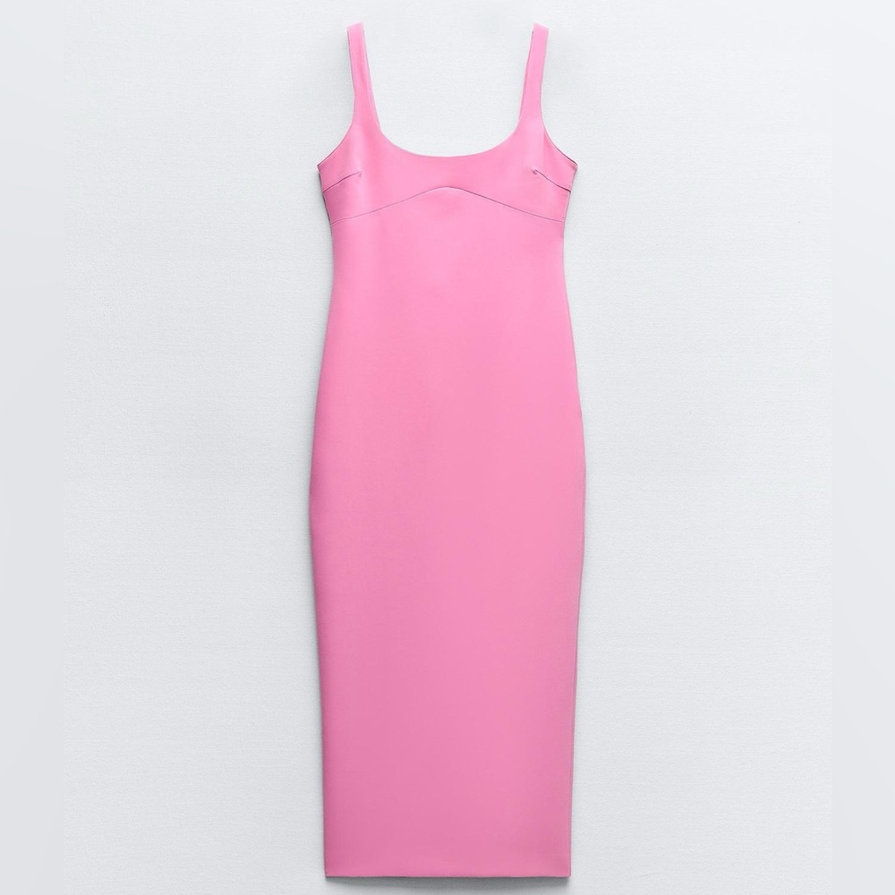 Fitted Midi Cocktail Dress